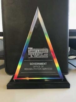 An award plaque